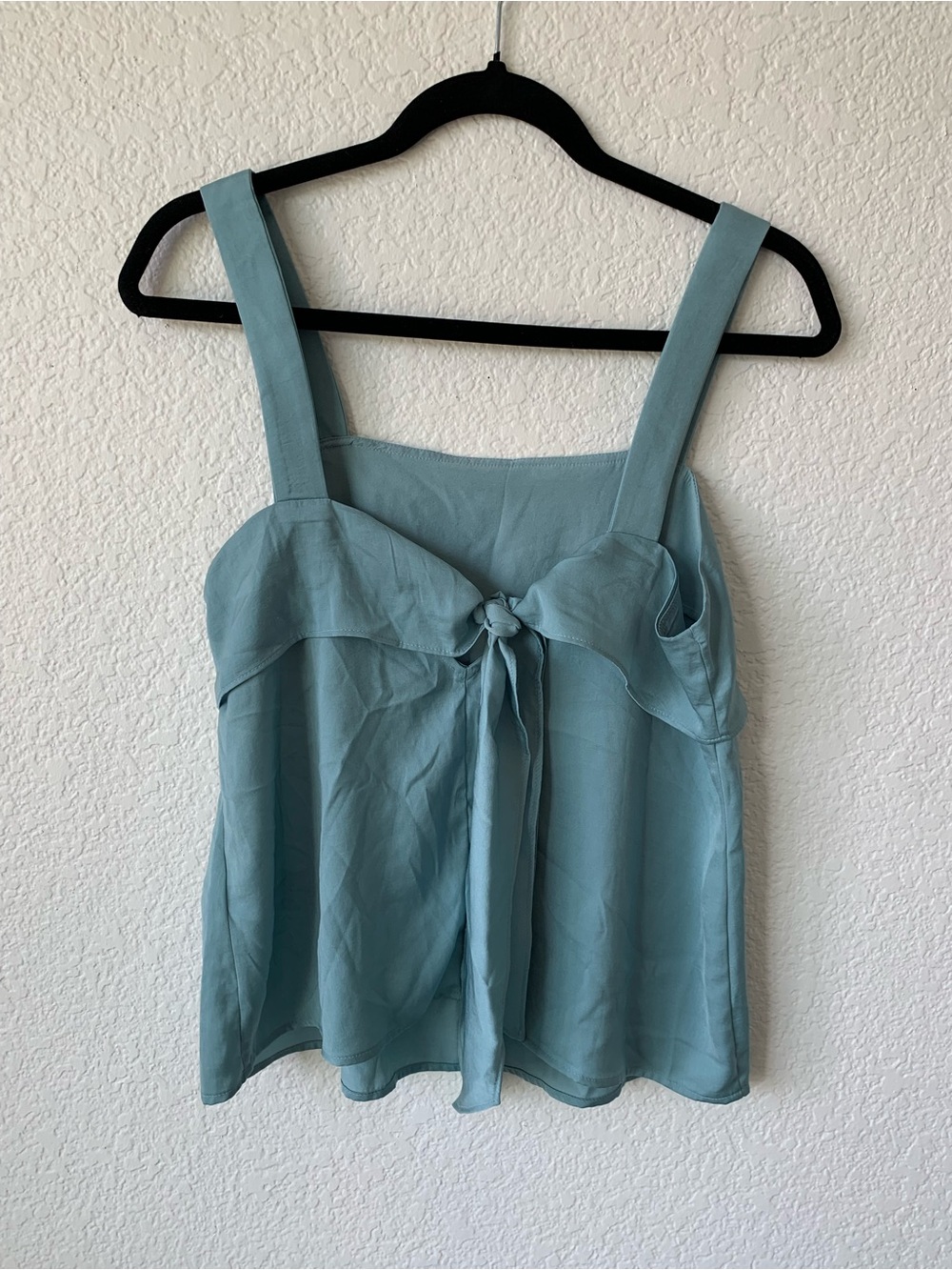 Banana Republic Light Blue Tie-Front Camisole Top